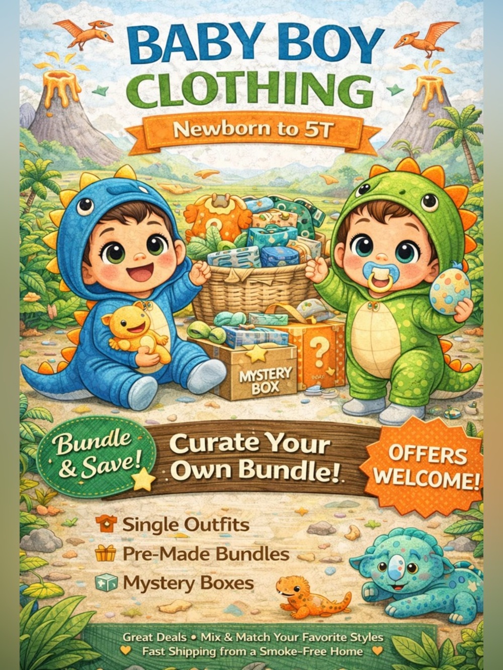 ⭐ Baby Boy Clothing | Curate Your Own Bundle & Save ⭐